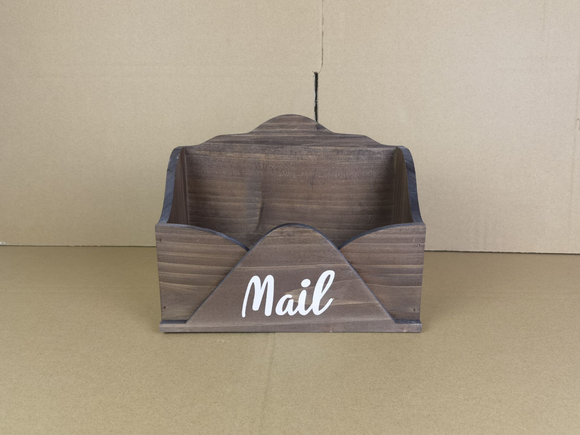 Rustic Mail Holder,Farmhouse small Mailbox,Home Decor  Wood Crate