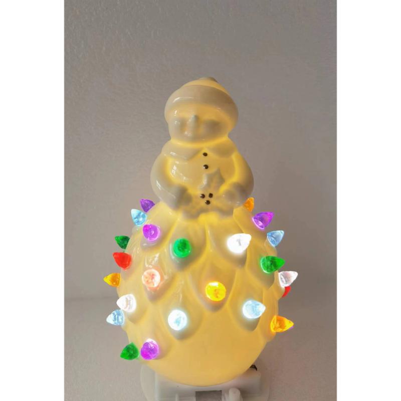 Ceramic Christmas Tree Night Light