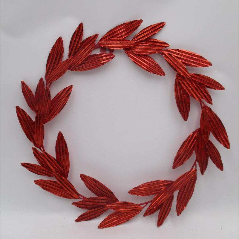 Leaves Metal Wreath Wall Decor for Front Door