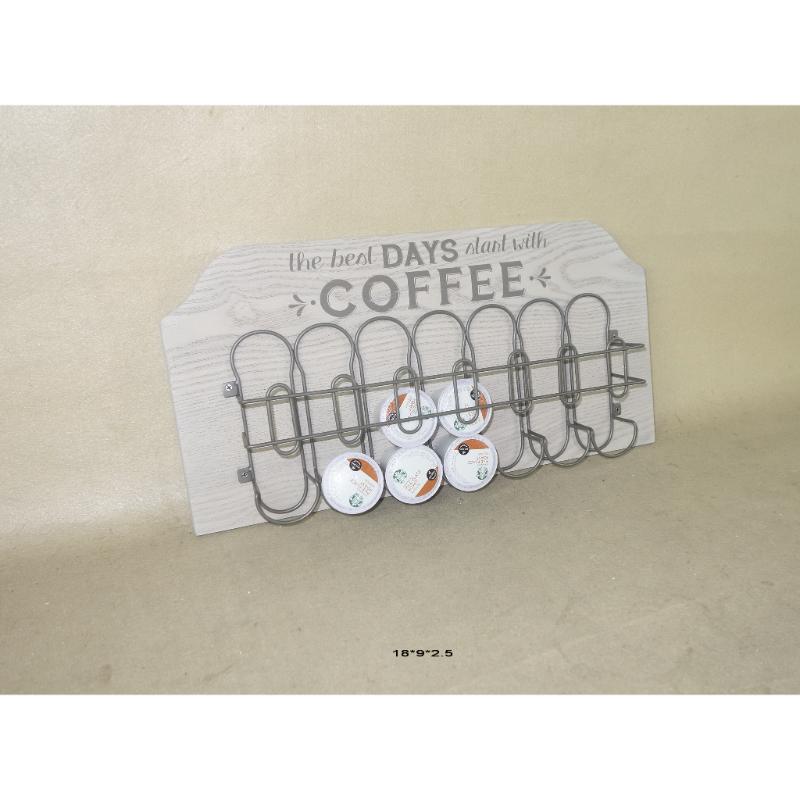 Coffee Pod Holder Wall Mount K Cup Storage Organizer