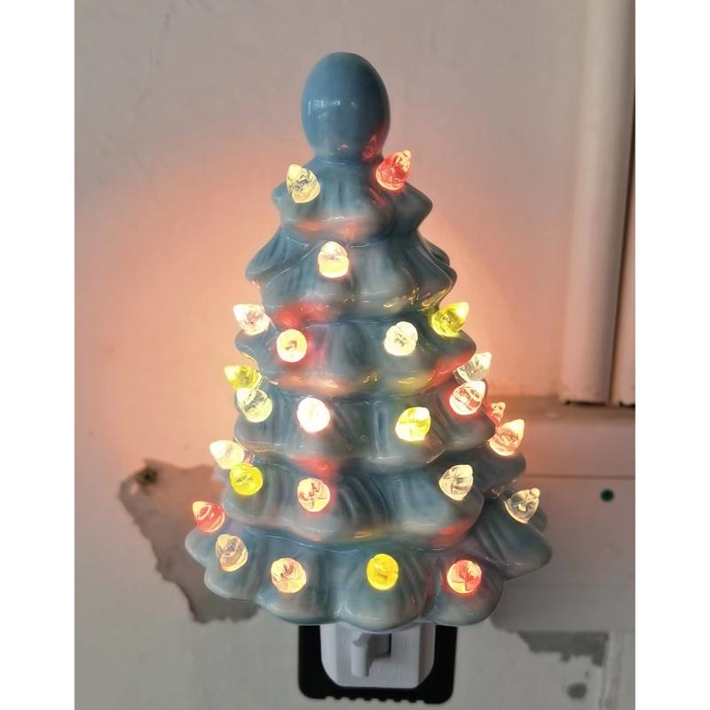 Ceramic Christmas Tree Night Light