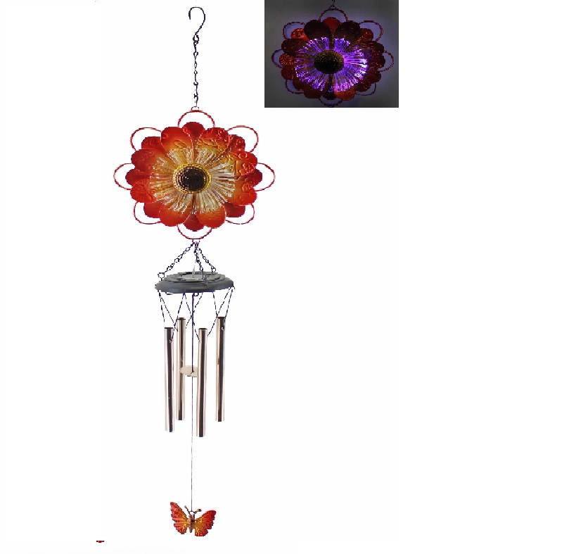 Solar Powered Wind Chimes Color Changing