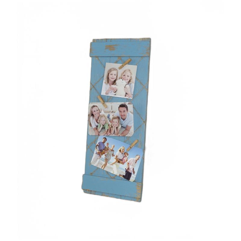Solid Wood Clip Picture Frame for Wall Collage Photo Hanging
