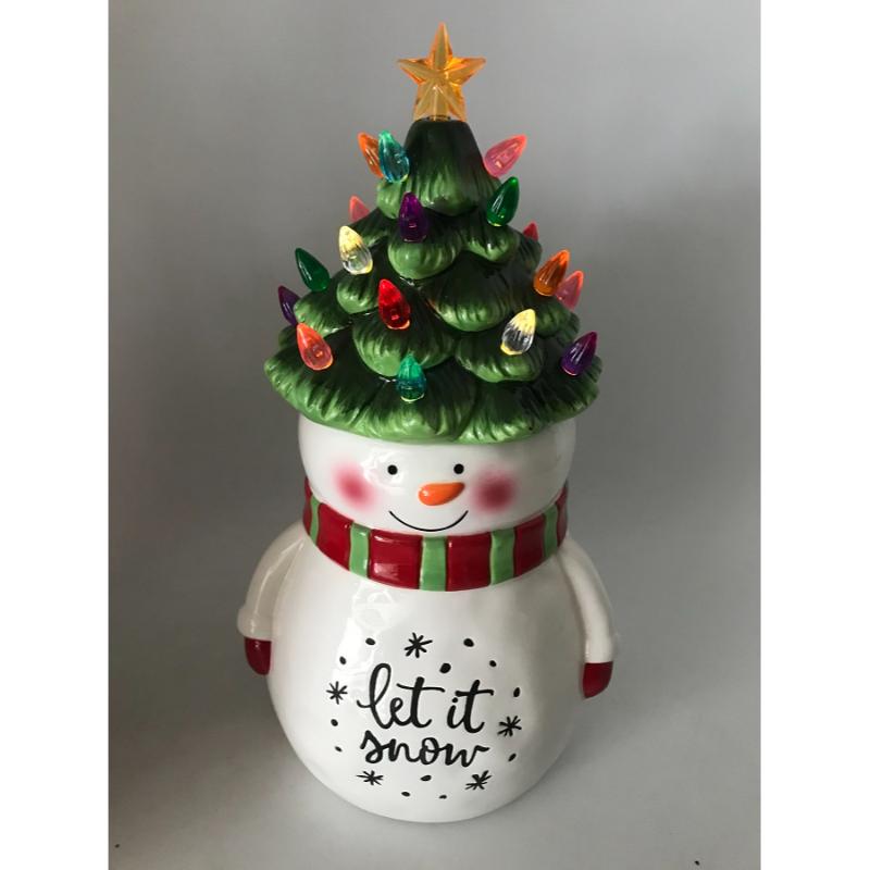 Ceramic Christmas Tree Night Light