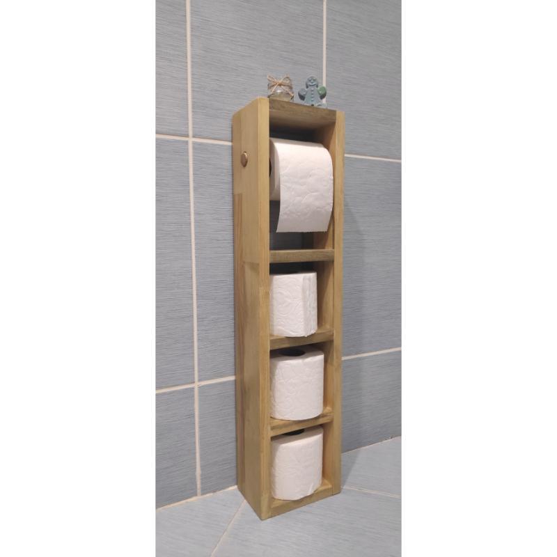 Farmhouse Toilet Paper Holder Stand