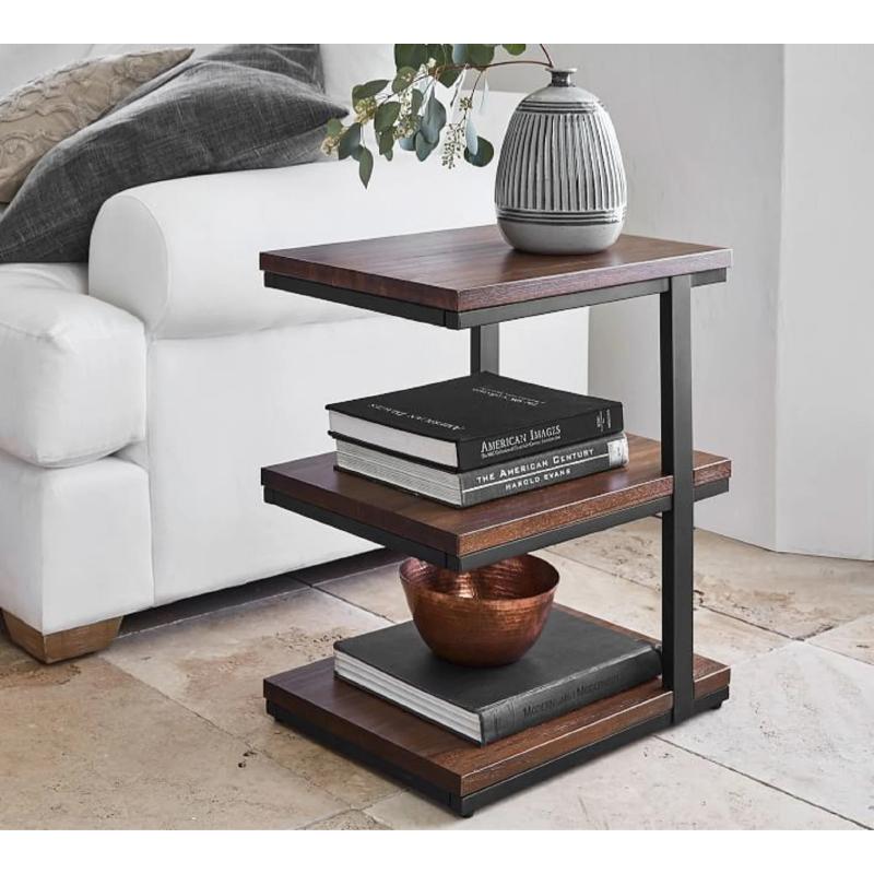 3 Tier End Table, Storage Side Table, Home Decor