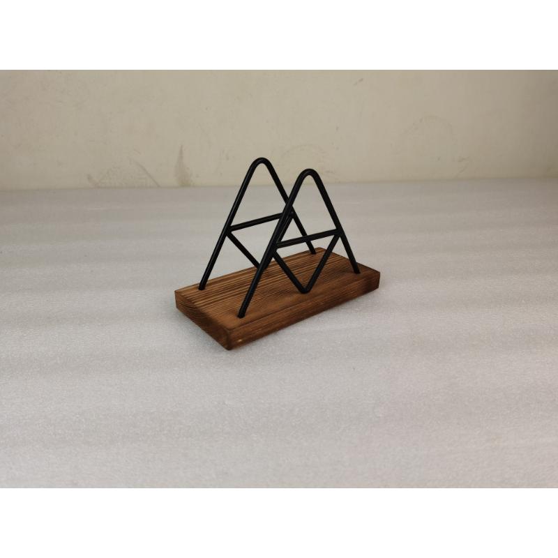 Wood napkin holder,table napkin storage for indoor and outdoor home dining restaurant kitchen decor