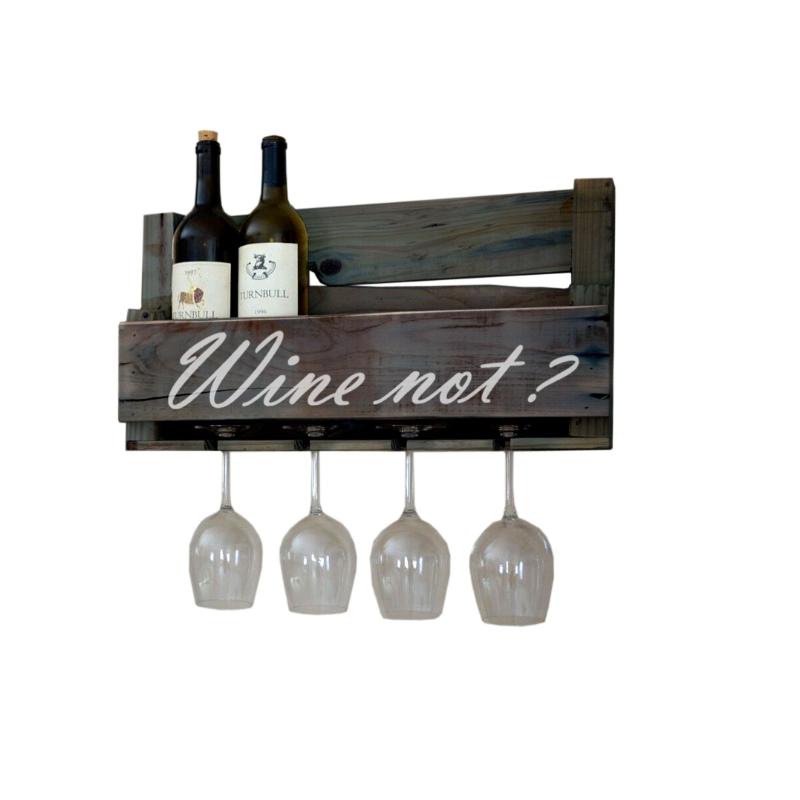 Latest Rustic Wooden Wine Bottle Holder Multifunction Wine Rack Custom Home Decor