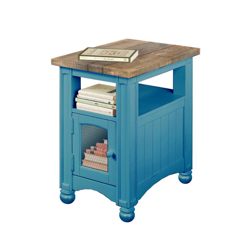 Farmhouse Nightstand With Door