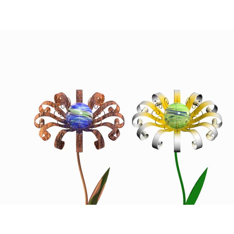 Illuminarie  Metal Chrysanthemum Stake