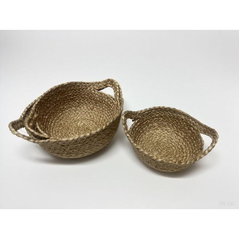Set of 3  jute baskets